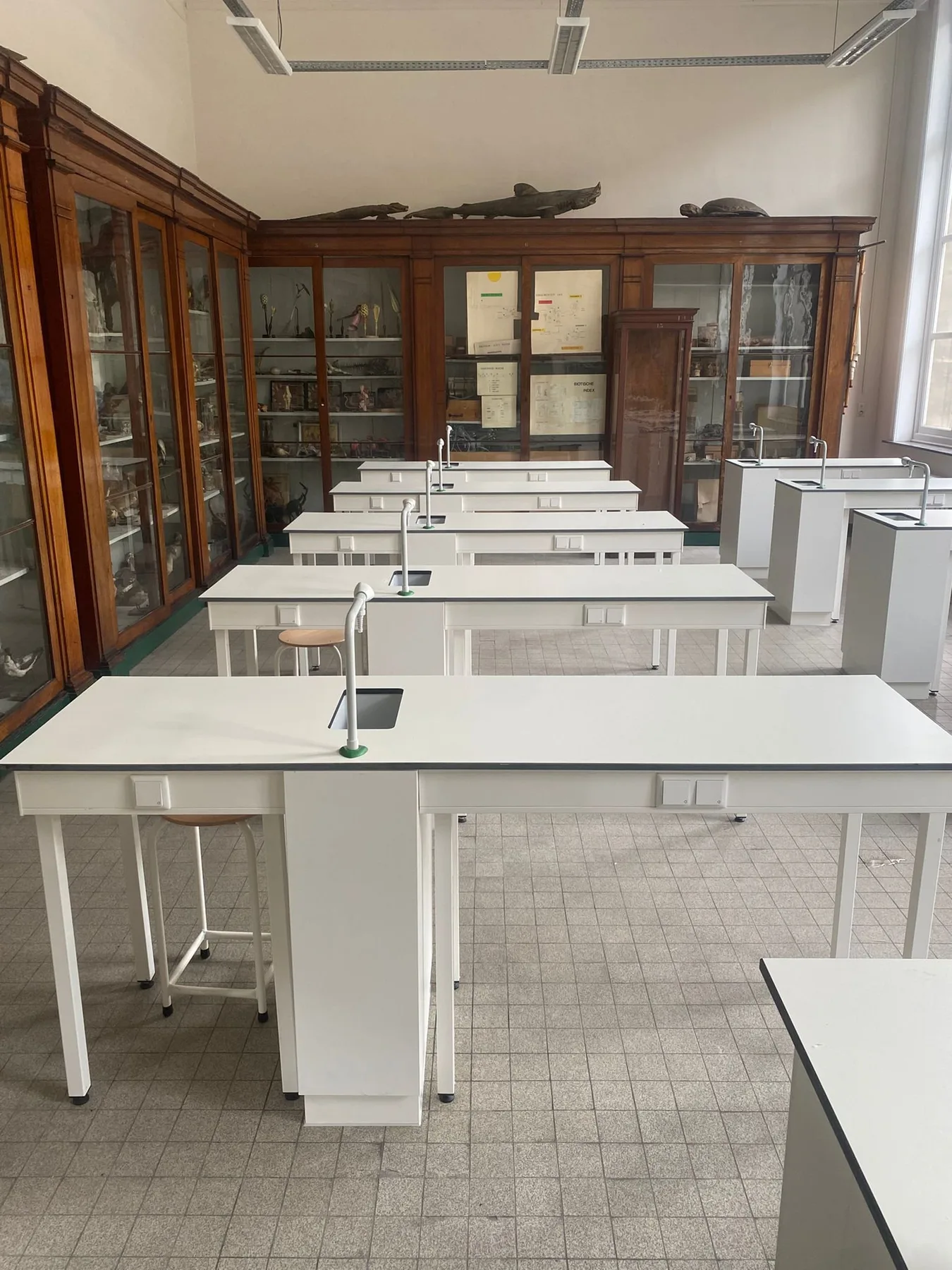 Montaža laboratorijskega pohištva